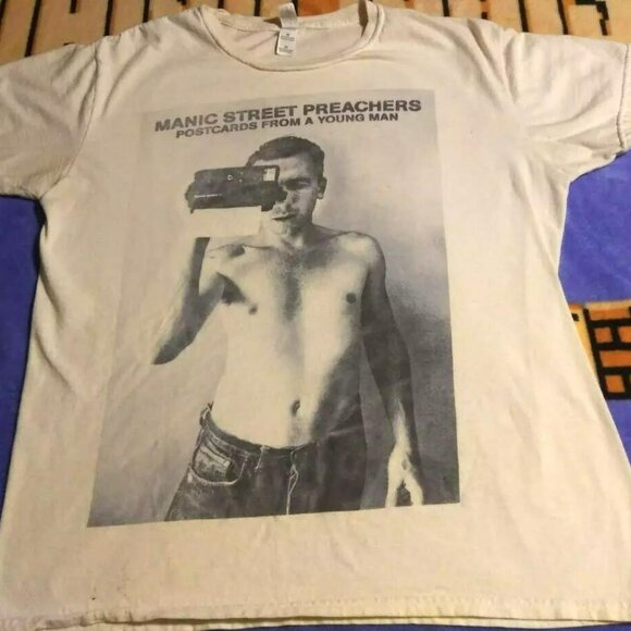 Rare 2010 Manic Street Preachers Postcards From A Young Man UK Tour Band T-shirt